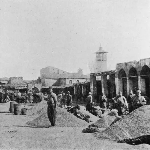 Siyah beyaz bir fotoğraf