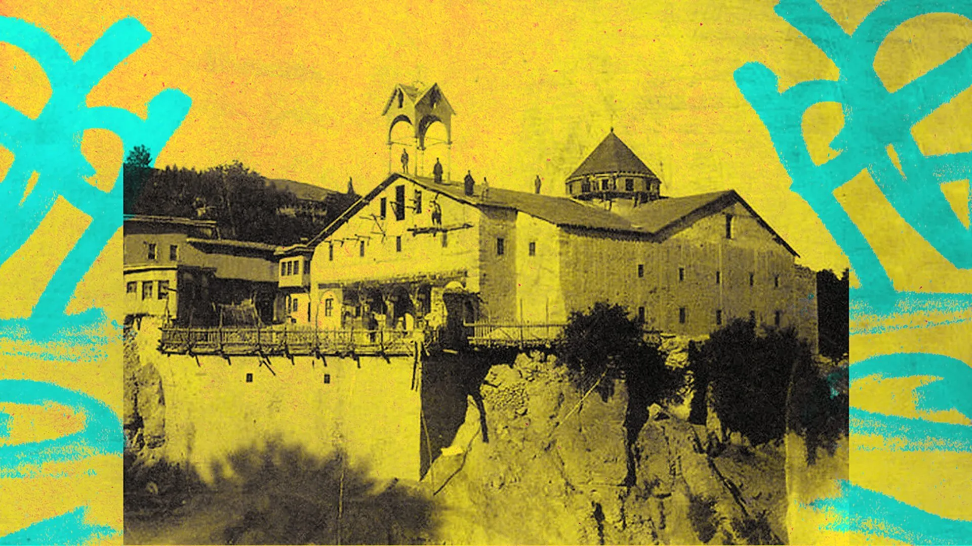 Malatya kilisesinin eski bi fotoğrafı